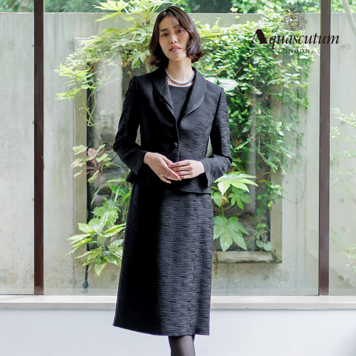 J∞QUALITY/ヘチマ襟のスーツ 9号・ブラック｜東京ソワールオンライン