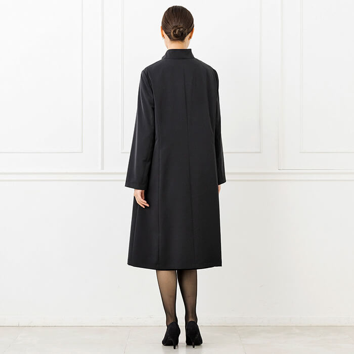 ライナーつき合繊素材のコート M・ブラック｜東京ソワールオンライン