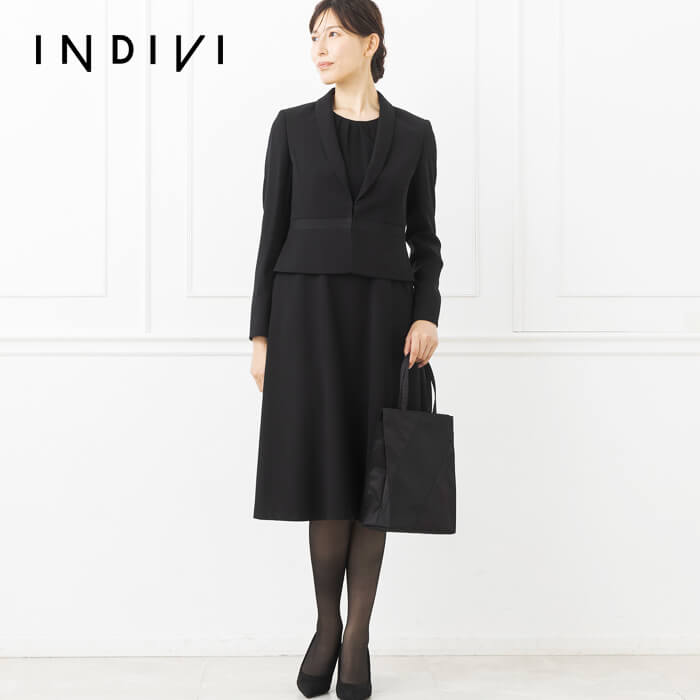 切り替えデザインの手提げバッグ ・ブラック｜東京ソワールオンライン