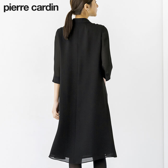 洗える｜前開きの夏用ワンピース 13号・ブラック｜東京ソワール