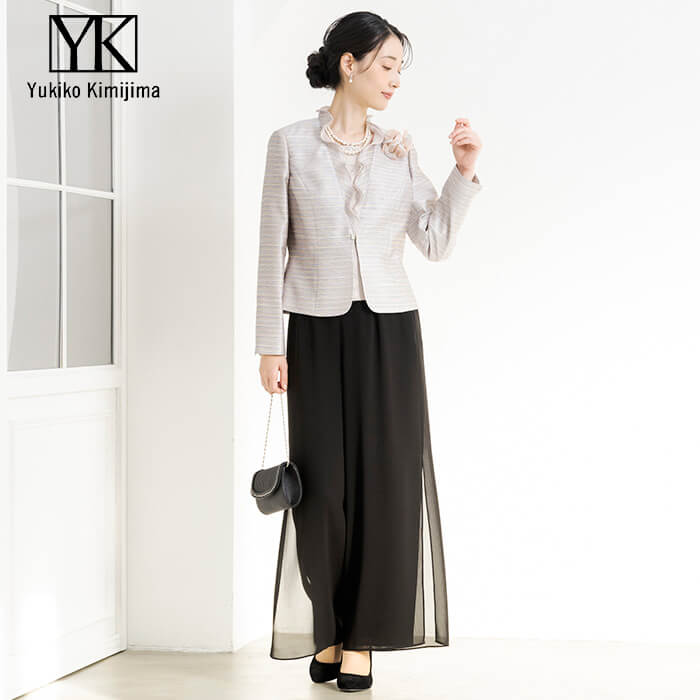 胸当て付きフォーマルジャケット 11号・ピンク｜東京ソワール