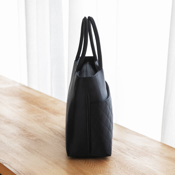 慶弔両用】たっぷり容量のトートバッグ ・ブラック｜東京ソワール