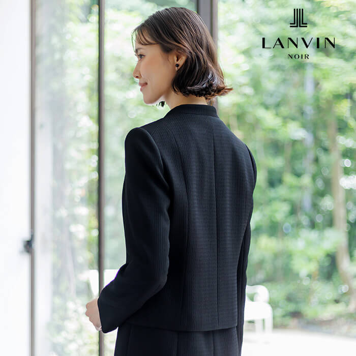 アールデコジャカードのモダンなアンサンブル 7号・ブラック｜東京