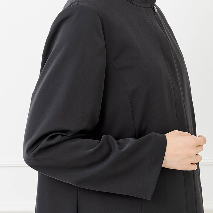 ライナーつき合繊素材のコート L・ブラック｜東京ソワールオンライン