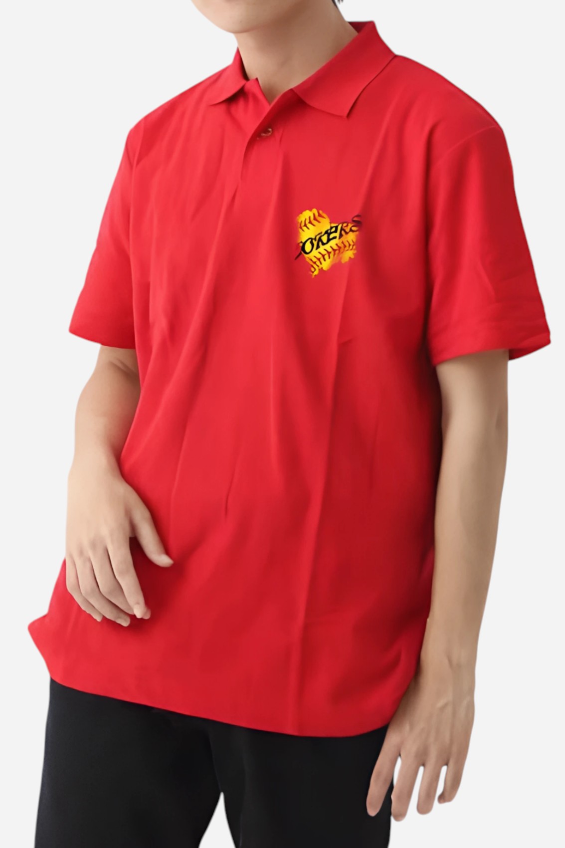 イベントポロシャツ[CROSS CR2102]｜オリジナル刺繍・プリント作製の