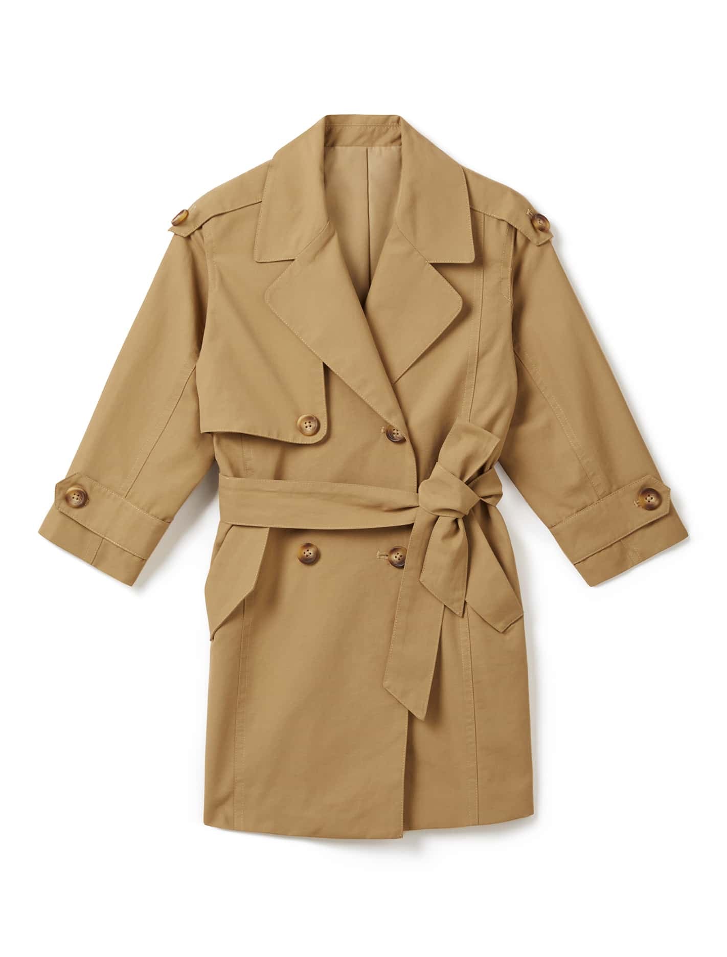 Ilaria Girls Trench Coat French Taupe | Forever New