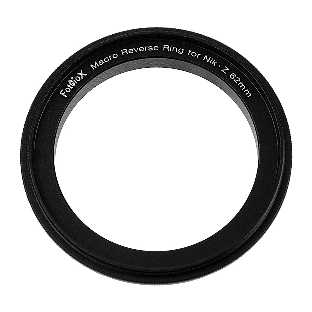 Macro Reverse Ring for Nikon Z - Camera to Filter Thread Adapter