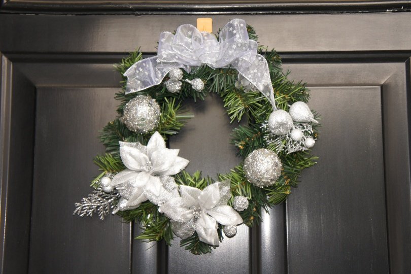 クリスマスリース シルバー プリザーブドフラワーギフト・花の通販