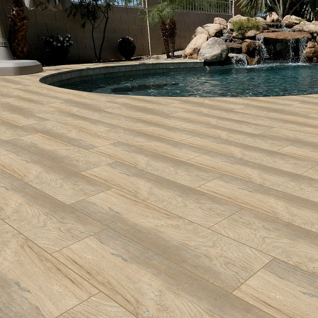 Arizona Aequa 8x32 Porcelain R11 Anti-Slip Tile in Rectified Edges