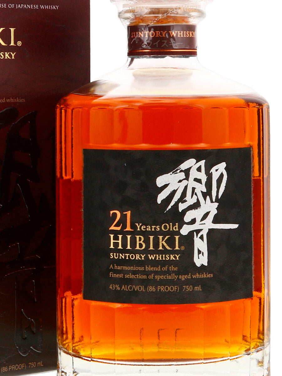 Buy Hibiki 21 Year Old Blended Japanese Whisky Suntory | Japanese