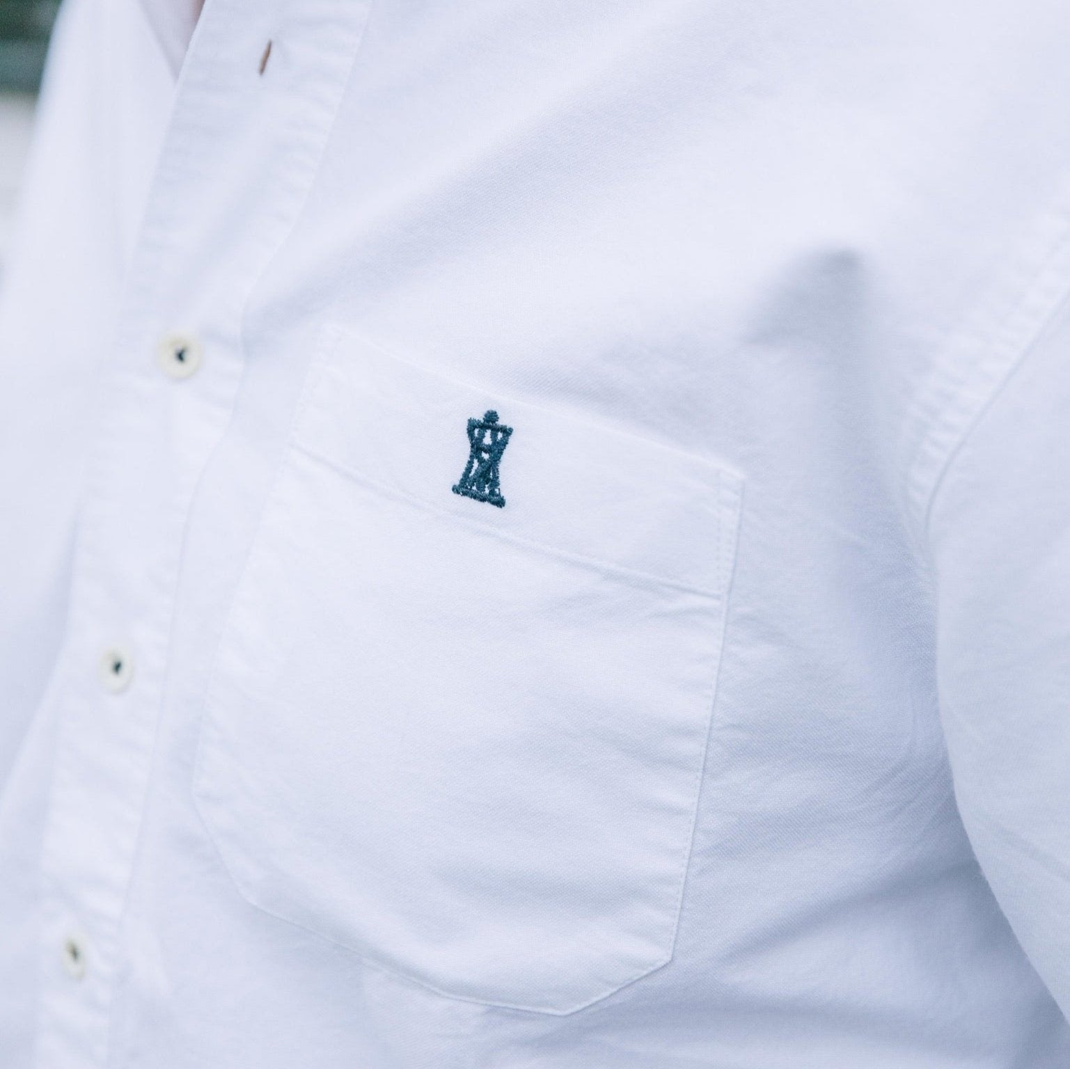 Captains Shirt - Oxford Cloth - F.L.Woods Inc