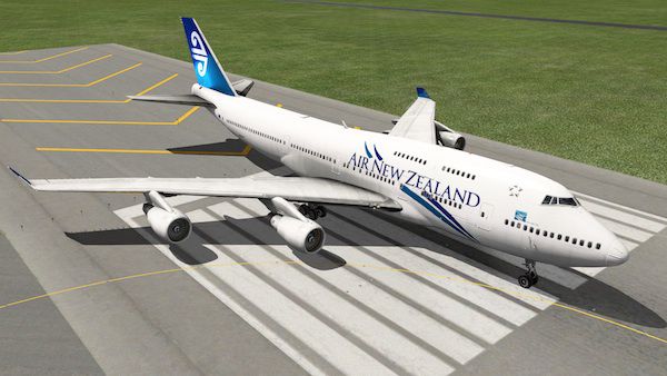 Air New Zealand Boeing 747-400 for X-Plane