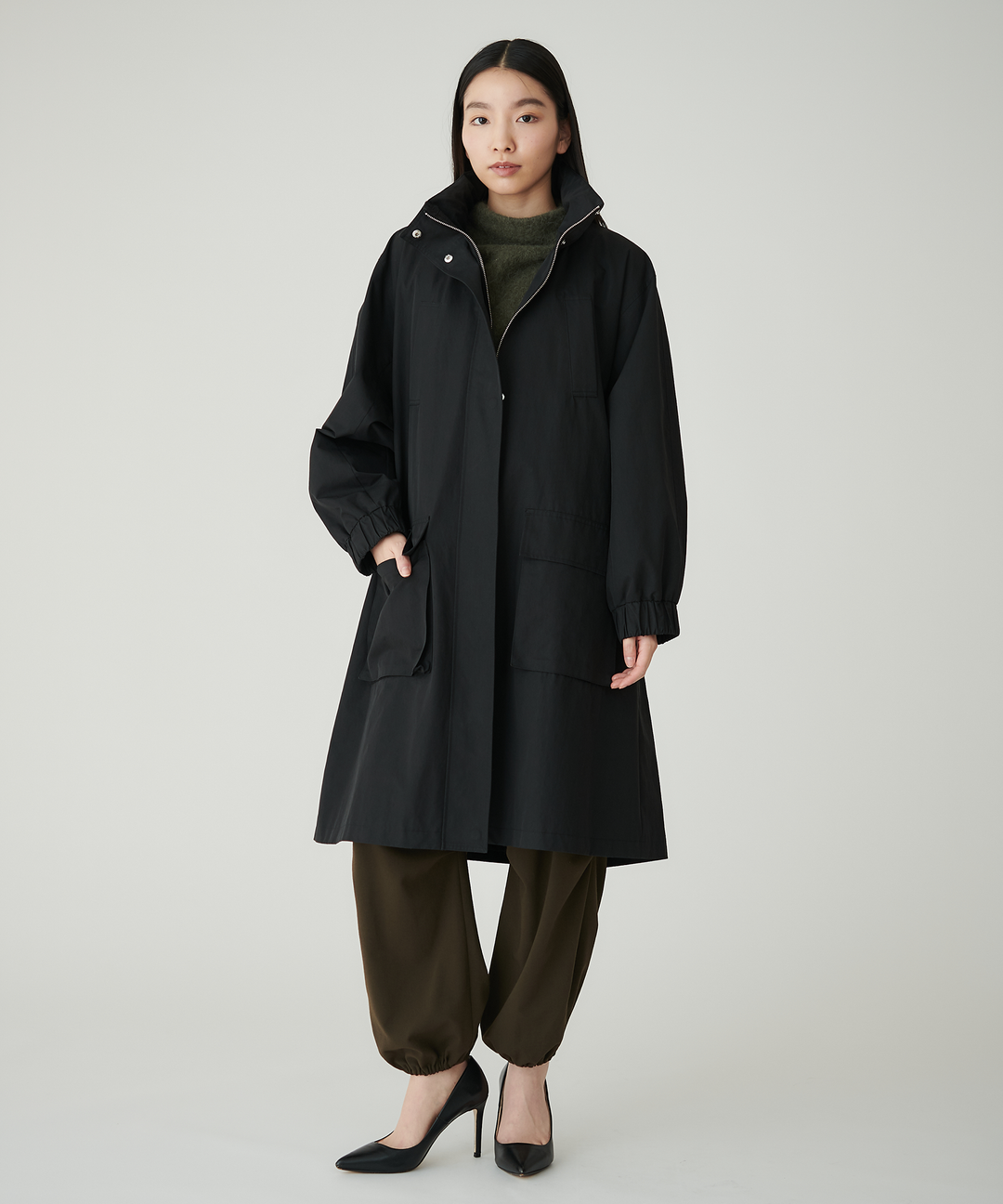 ビッグポケットロングコート – FACE SANS FARD