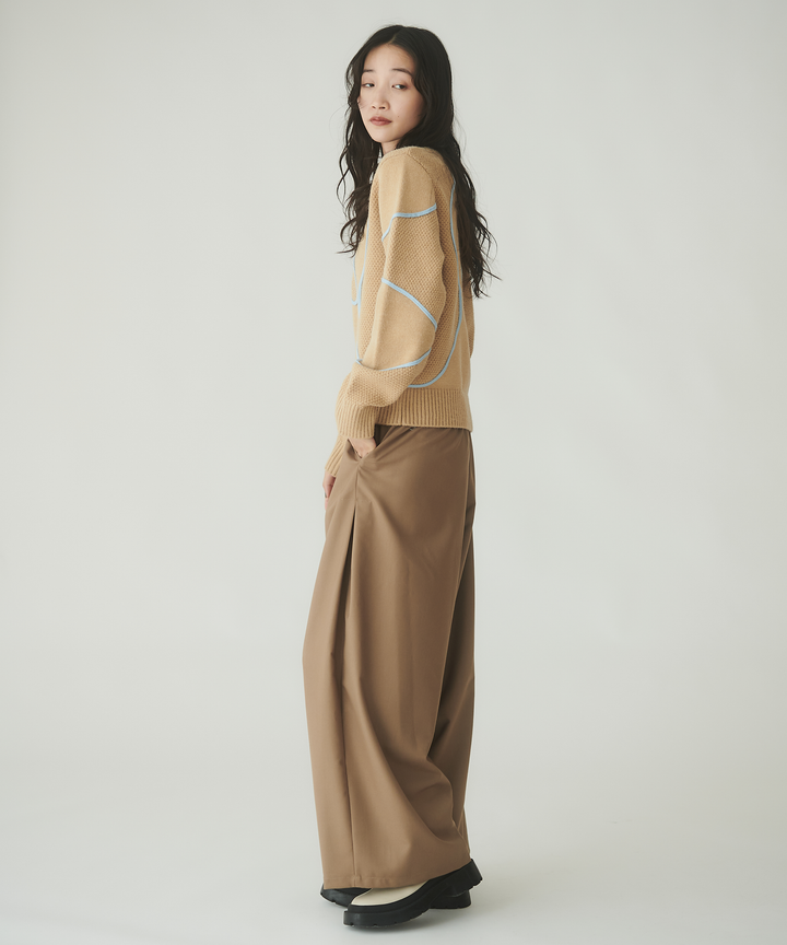 コードエンブロイダリーニット – FACE SANS FARD