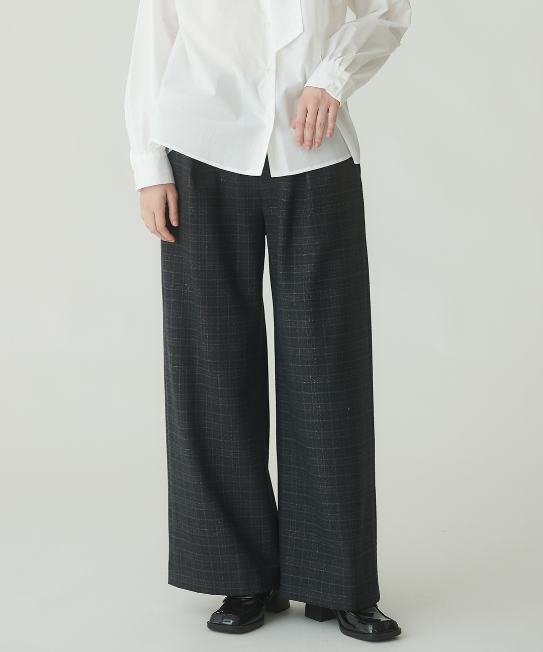ラメチェックワイドパンツ – FACE SANS FARD