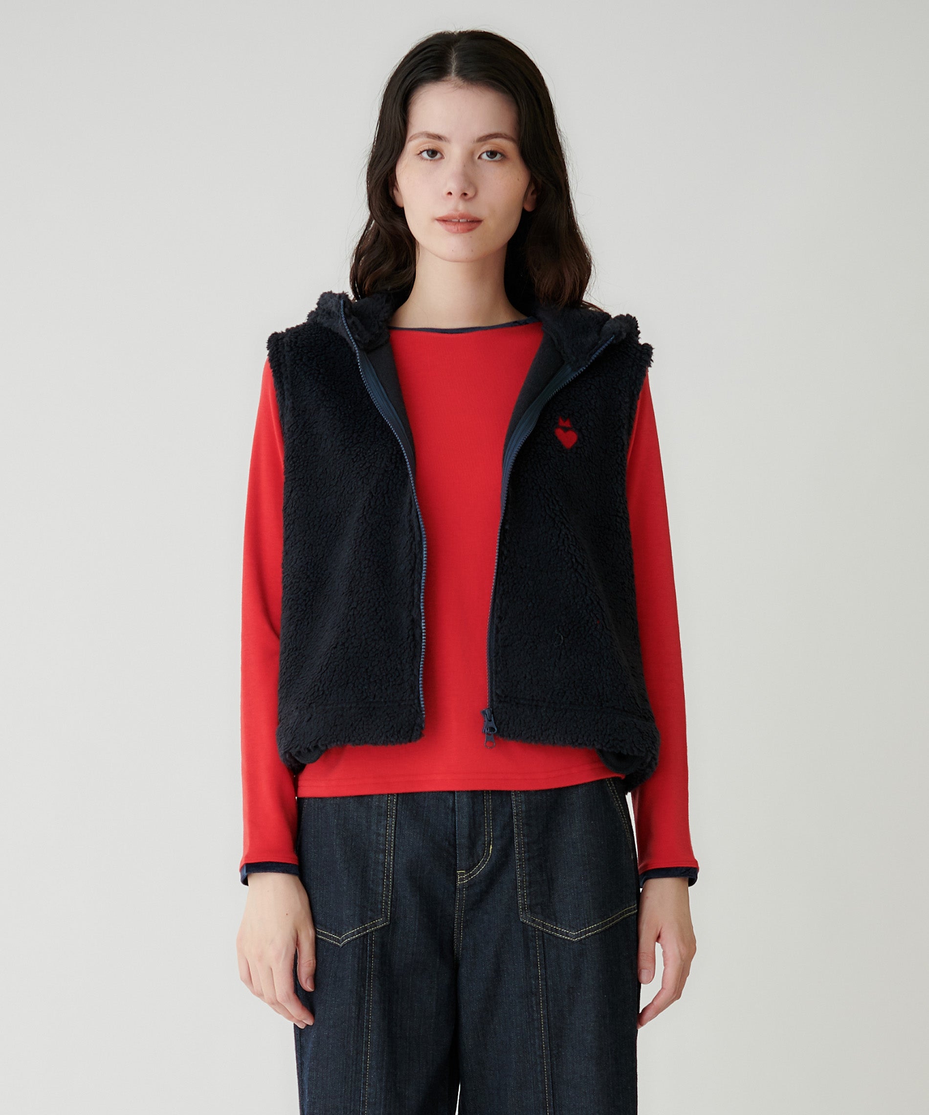 フードボアベスト – FACE SANS FARD