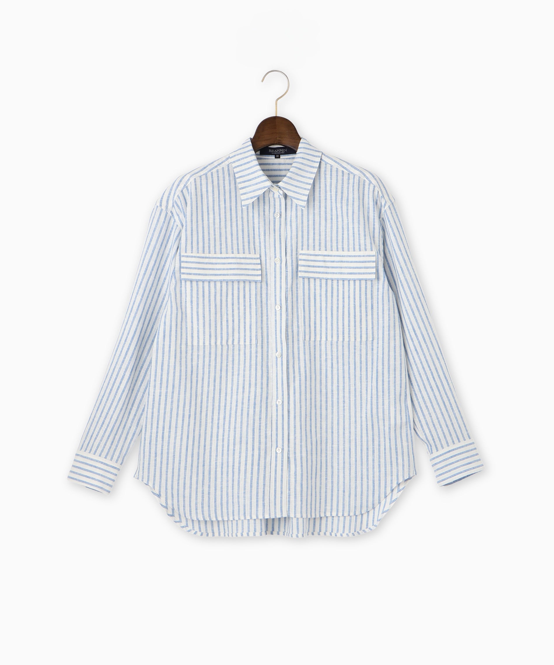 リネンストライプシャツ – FACE SANS FARD