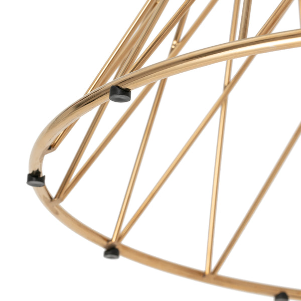 マーリア ダイニングテーブル クリア×ゴールド（φ800） | Francfranc