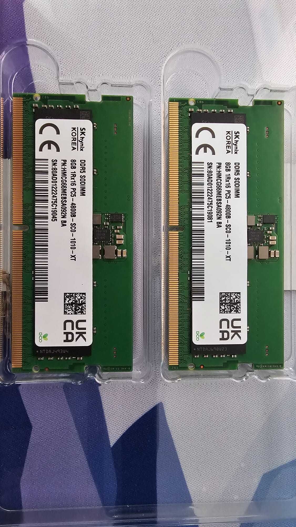 DDR5 SODIMM 16gb 8x2 4800 Mhz Sibiu • OLX.ro