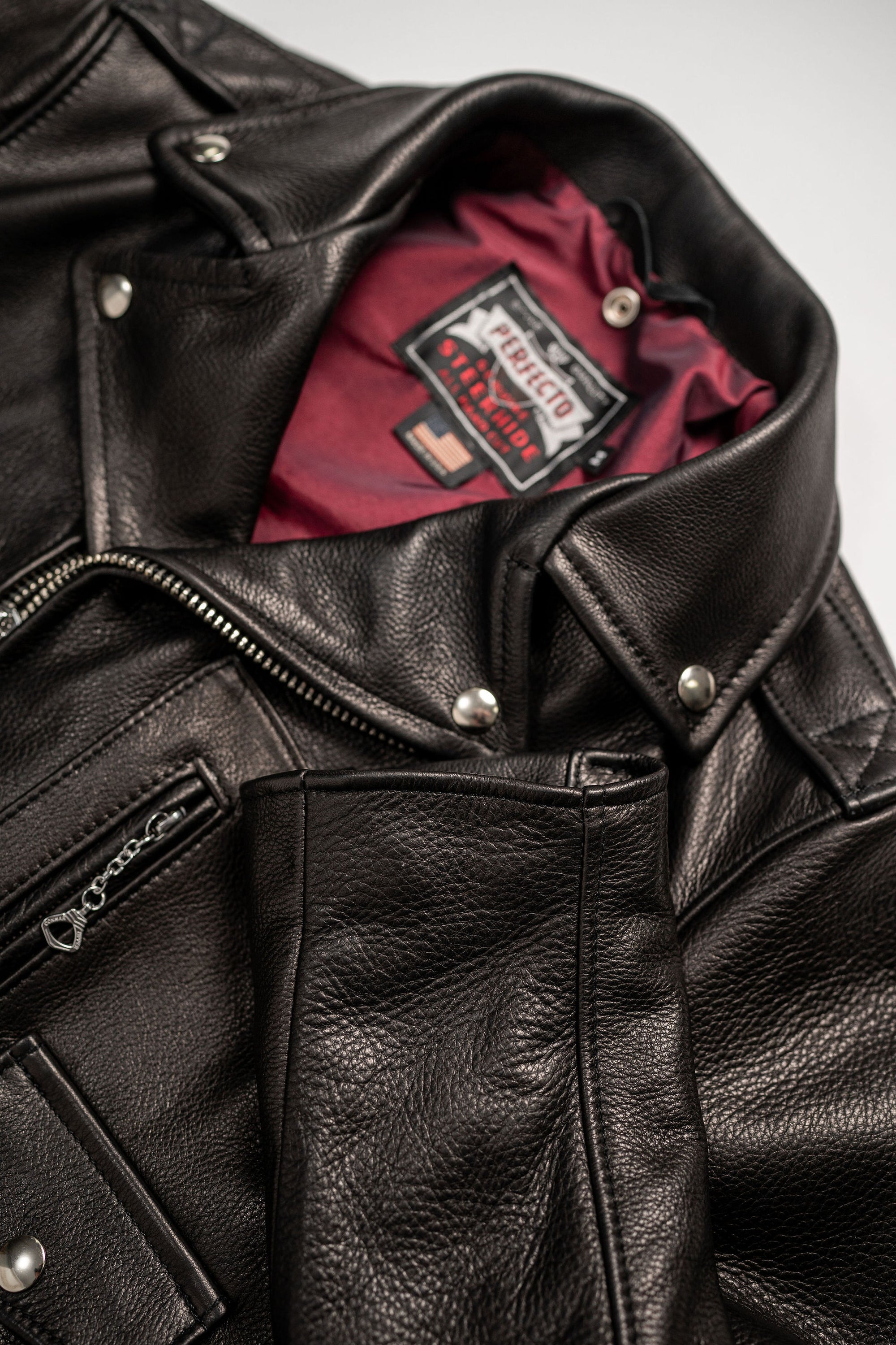 Schott NYC 568 Vandals Jacket - Black - Franklin & Poe