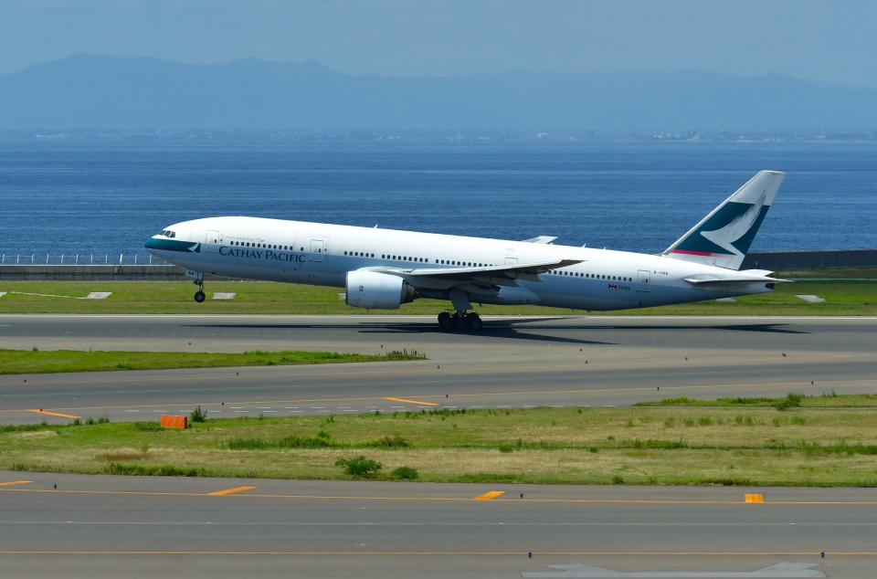 航空写真(フォト・画像)：キャセイパシフィック航空 Boeing 777-200 B