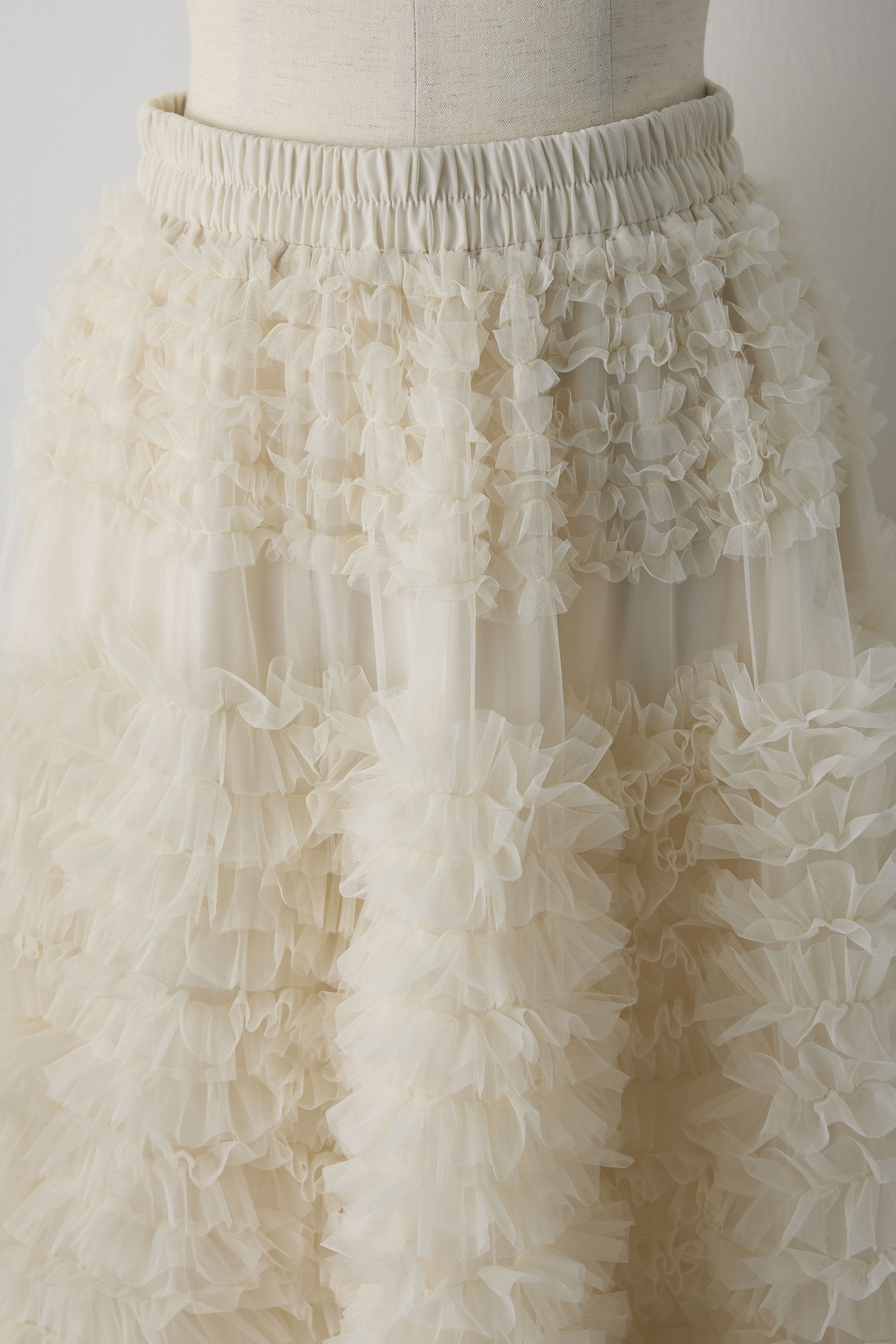 予約]ホイップチュールティアードスカート – Frene