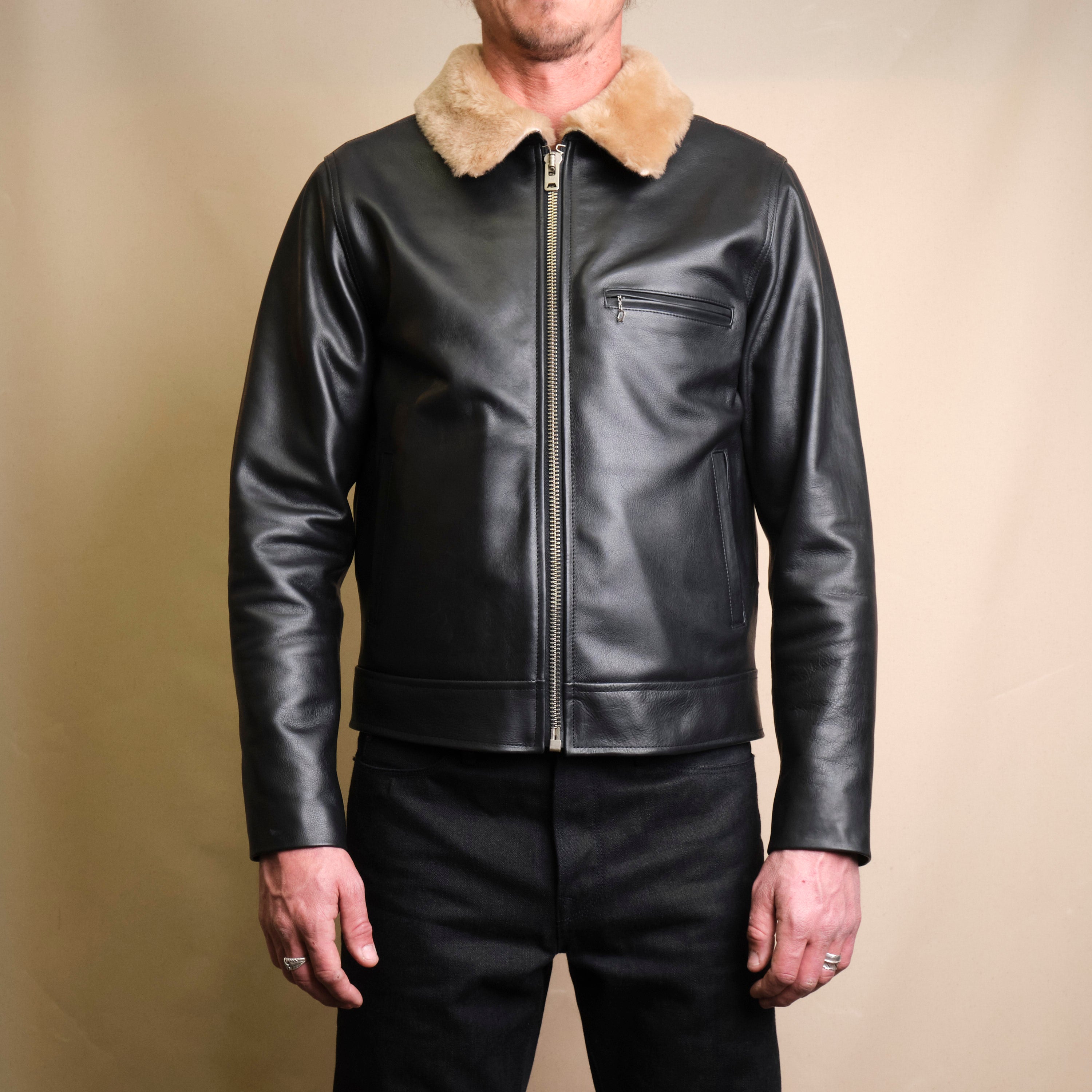 FJ1 | Black Horsehide