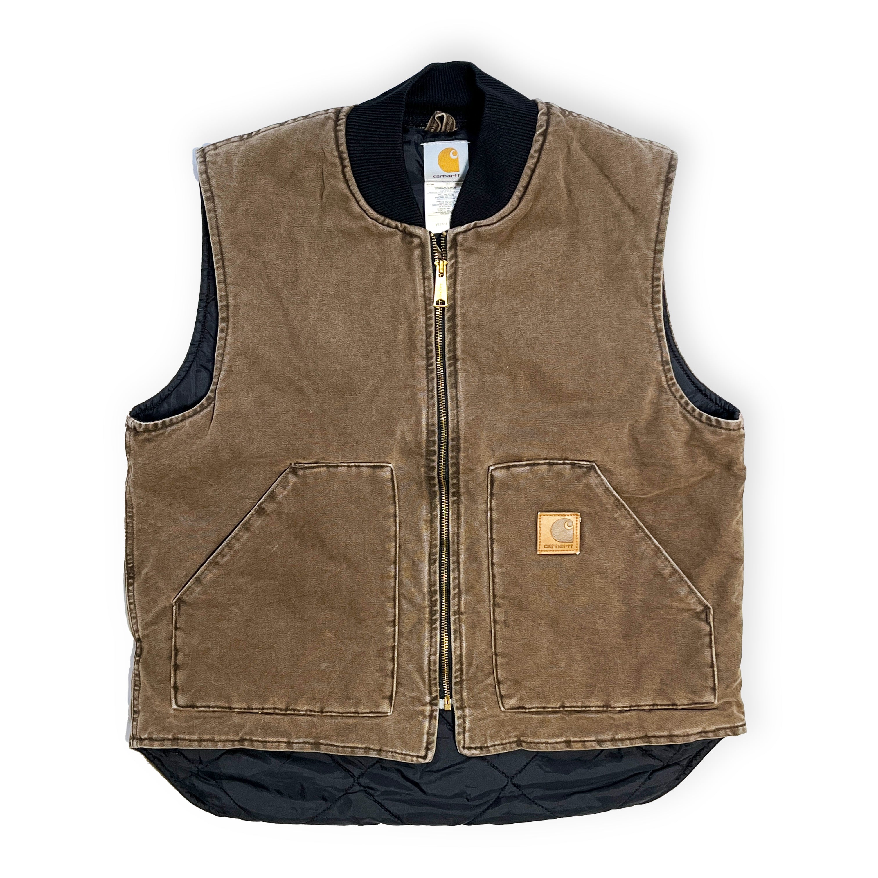 18 アメリカ製 Carhartt ダックベスト ブラウン Size (L) – frgeek