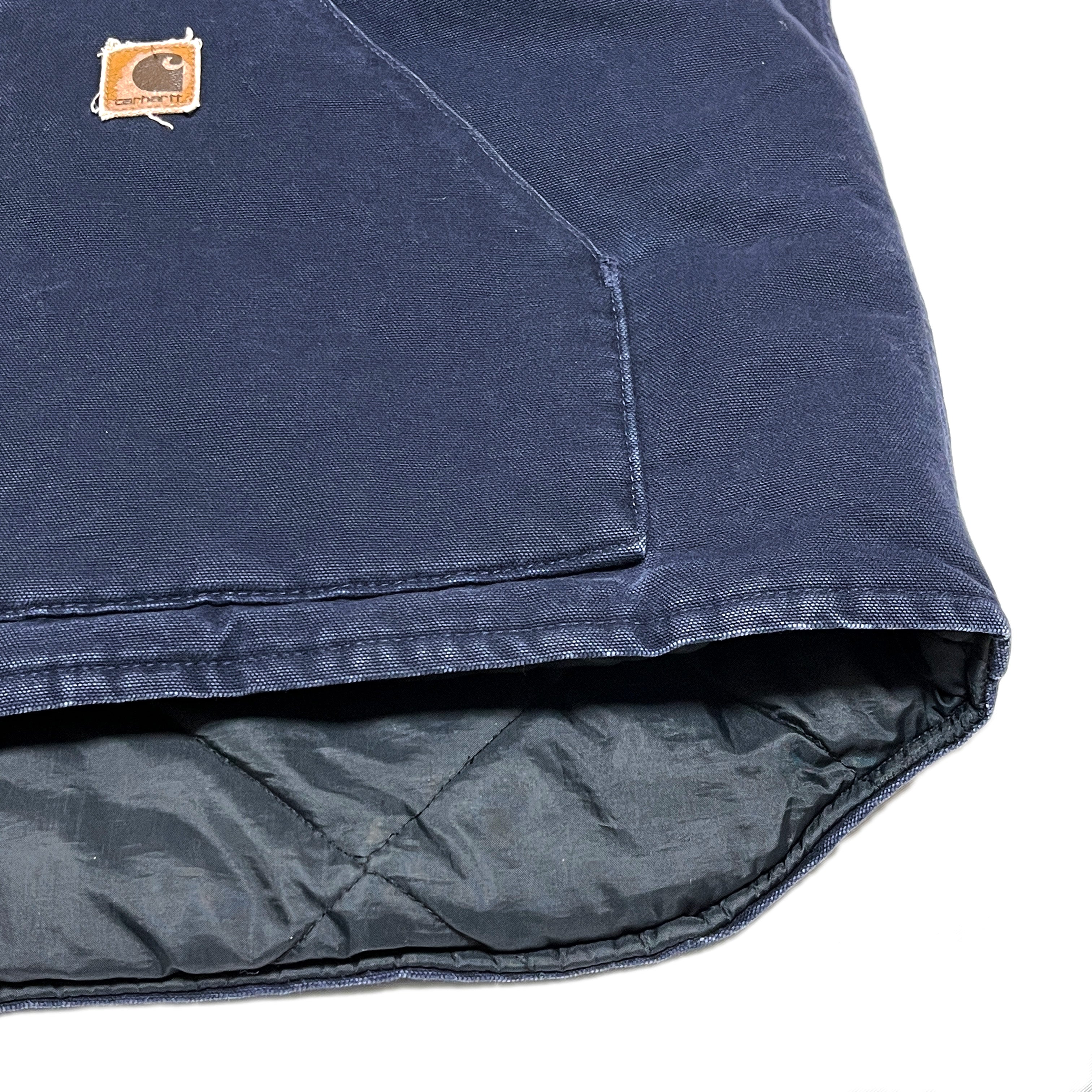 アメリカ製 Carhartt ダックベスト ネイビー Size (XXL) ビッグサイズ