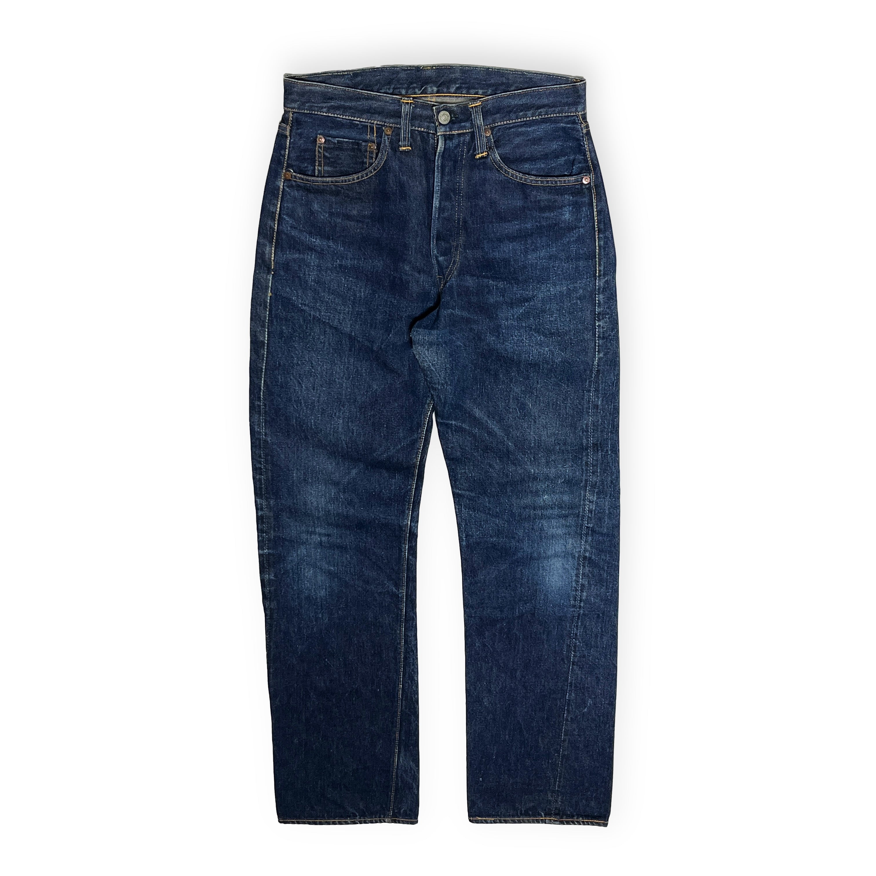 50's Levi's 501XX Denim PT Leather 濃紺 極上色落ち Size (W31 L32
