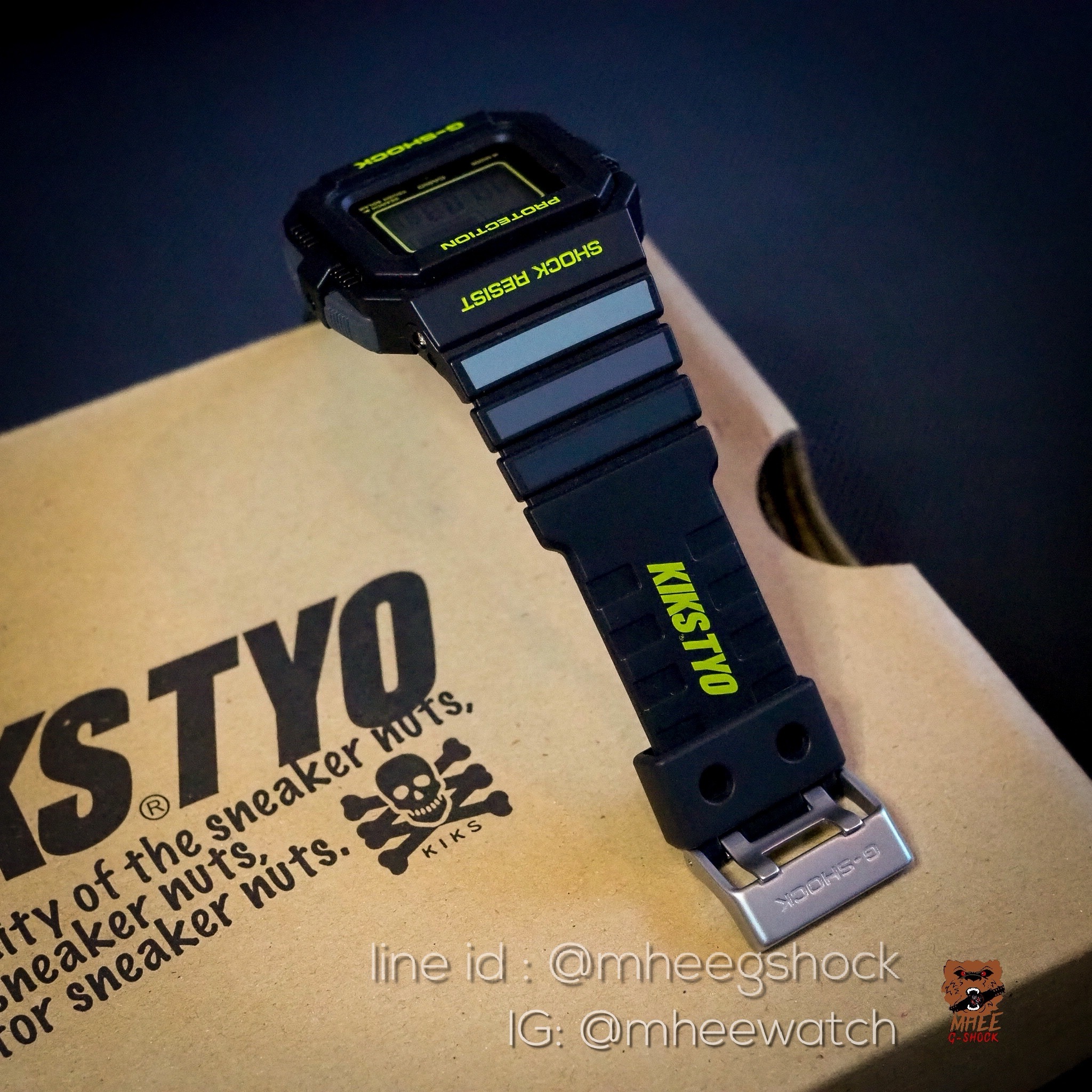 Casio G-Shock G5500 KIKS TYO Japan 25th Air Max 95 Neon Solar