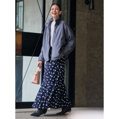 SINME(シンメ)のドットロングスカート通販 | 集英社HAPPY PLUS STORE