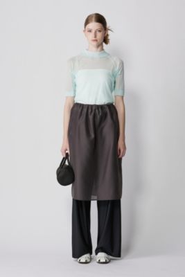 AMOMENTO(アモーメント)のSHIRRING ORGANZA SKIRT通販 | mirabella