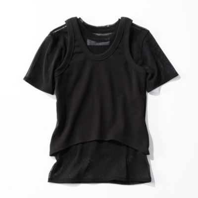 JANE SMITH(ジェーンスミス)のSHORT SLEEVE WITH TANK LAYERED