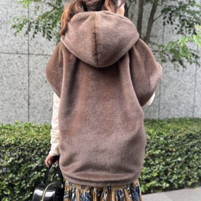 Curensology(カレンソロジー)のファーフーディーベスト通販 | 集英社