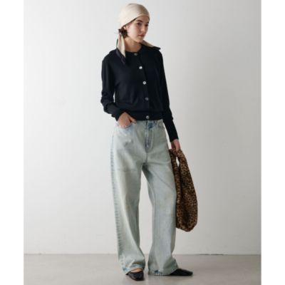 Whim Gazette(ウィム ガゼット)のウールハイゲージカーディガン通販