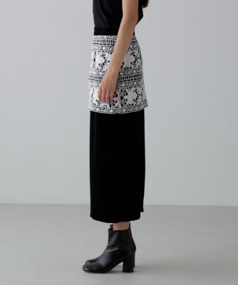 ADORE(アドーア)の＜20周年記念＞リュクスオーナメントレーススカート