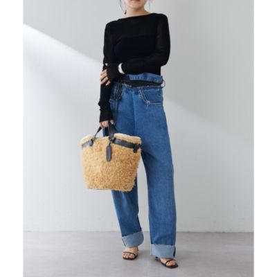 Whim Gazette(ウィム ガゼット)のフロッキーバックシャンカットソー