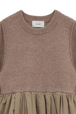CLANE(クラネ)のDOCKING POWERSHOULDER KNIT TOPS通販 | mirabella