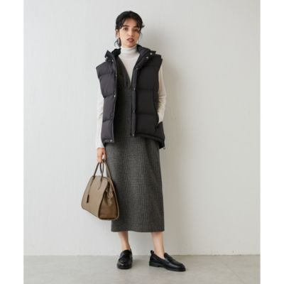 Whim Gazette(ウィム ガゼット)のグレンチェックVジャンスカワンピース