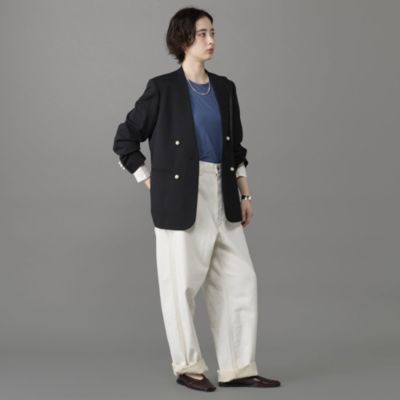 CINOH(チノ)の【HPS別注】 パールボタン ノーカラージャケット通販