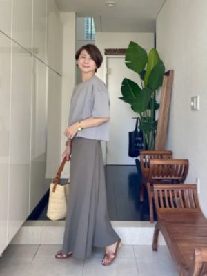 SLOANE×eclat(スローン×エクラ)の【村山佳世子さん別注】ショート丈T