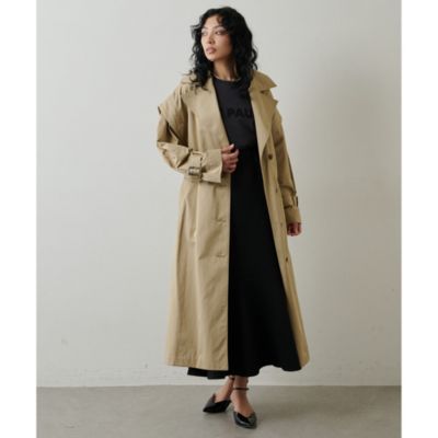 Whim Gazette(ウィム ガゼット)の【THE PAUSE】2WAYトレンチコート通販