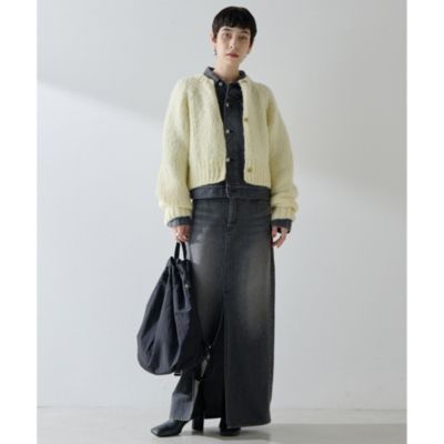 Whim Gazette(ウィム ガゼット)のハンドニットカーディガン通販