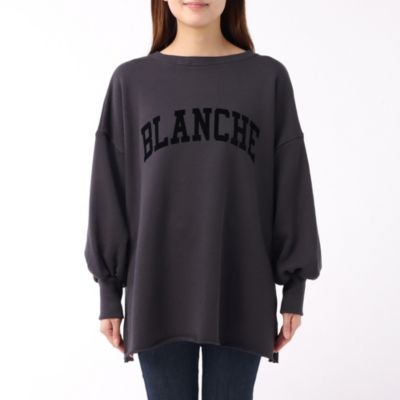 Whim Gazette(ウィム ガゼット)のフロッキーLOGOスウェット通販