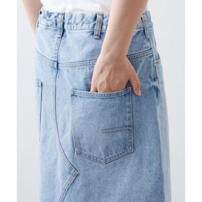 Whim Gazette(ウィム ガゼット)の【GEMINI】ドロストデニムスカート