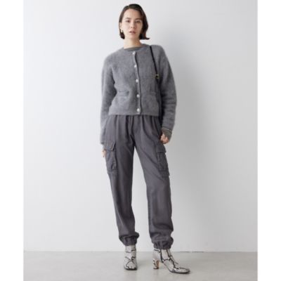 Whim Gazette(ウィム ガゼット)のカシミヤ混ファーニットジャケット