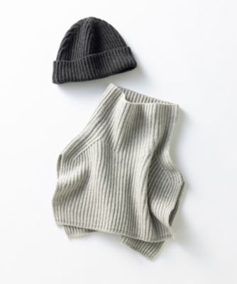 23区(ニジュウサンク)の【洗える】カシミヤブレンド ニット ネック