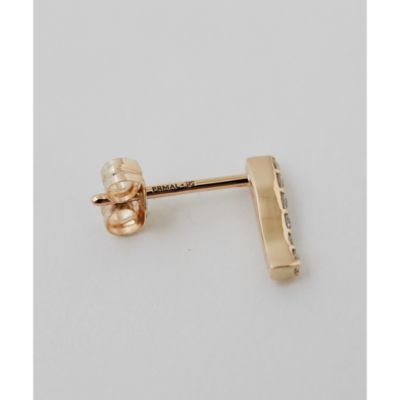 Whim Gazette(ウィム ガゼット)の【PRMAL】Waving Pave ピアス通販