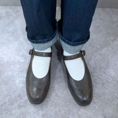 enchanted(エンチャンテッド)の【APOM】本革メリージェーンブローグ